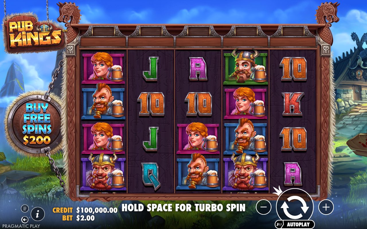 Pub Kings base game reels