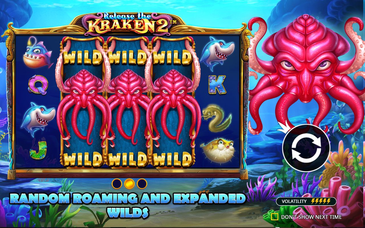 Release the Kraken 2 game lobby / feature intro