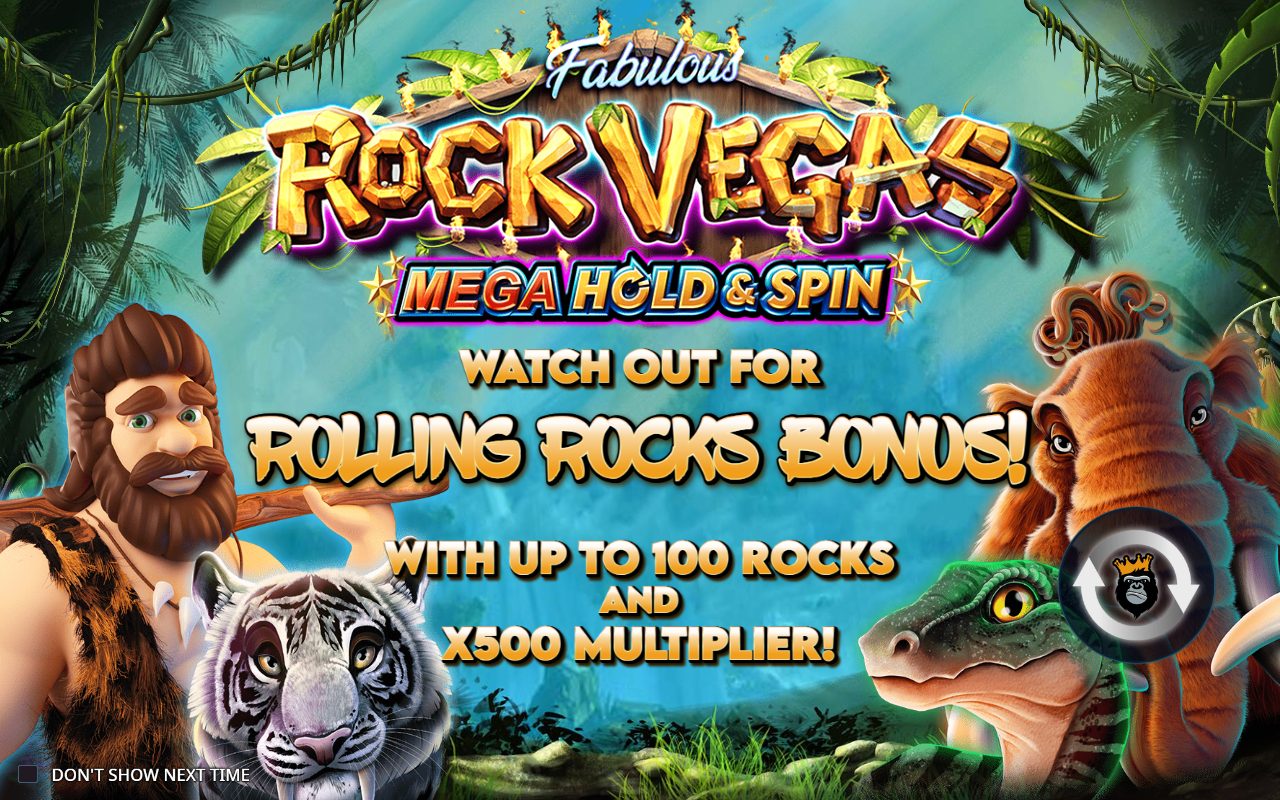 Rock Vegas game lobby / feature intro