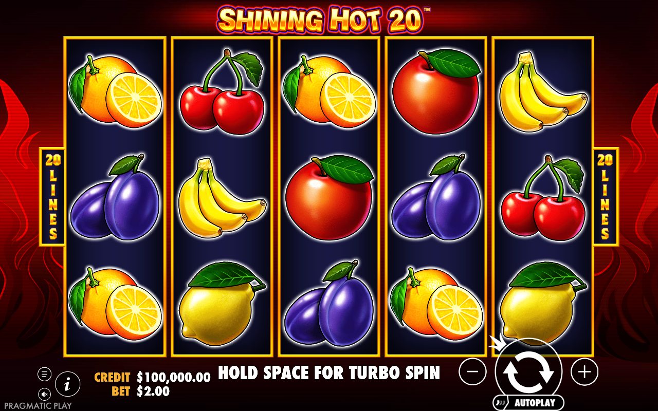 Shining Hot 20 game lobby / feature intro