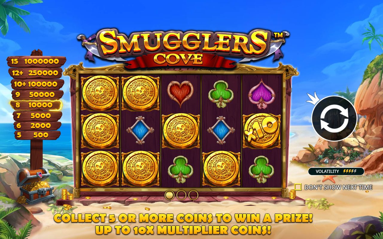 Smugglers Cove base game reels
