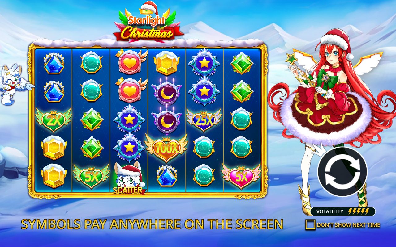 Starlight Christmas game lobby / feature intro