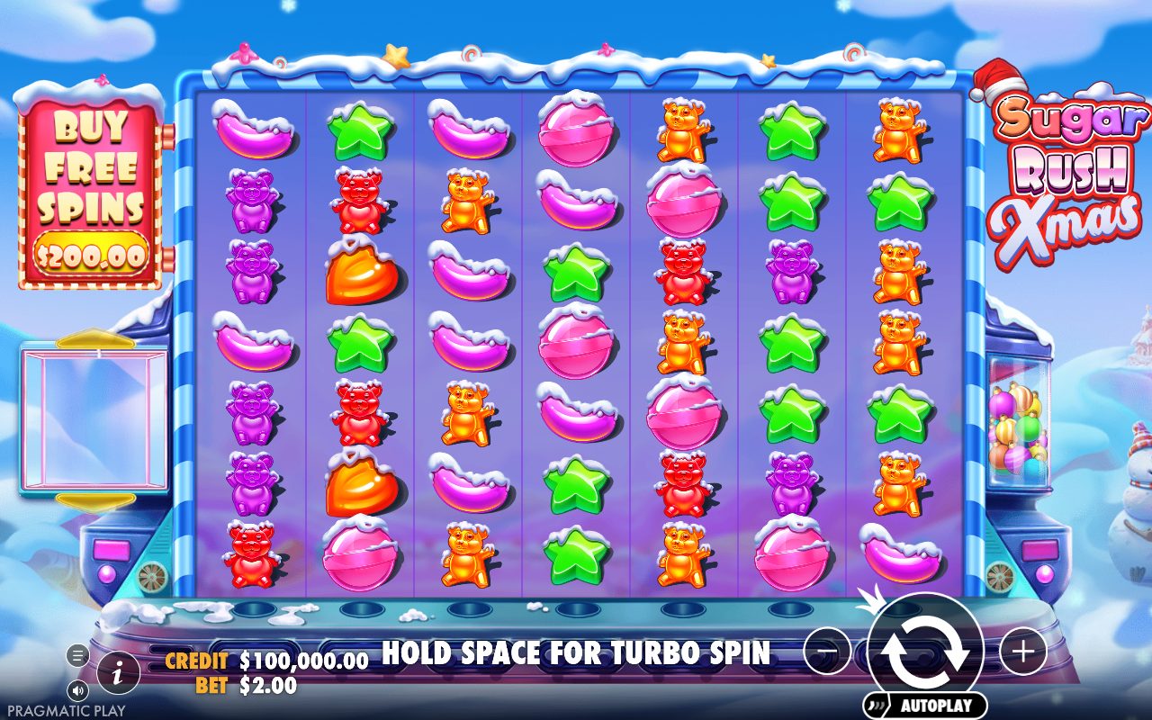 Sugar Rush Xmas base game reels