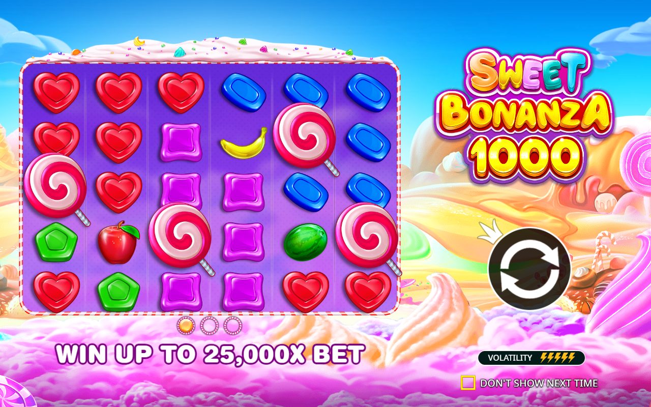 Sweet Bonanza 1000 game lobby / feature intro
