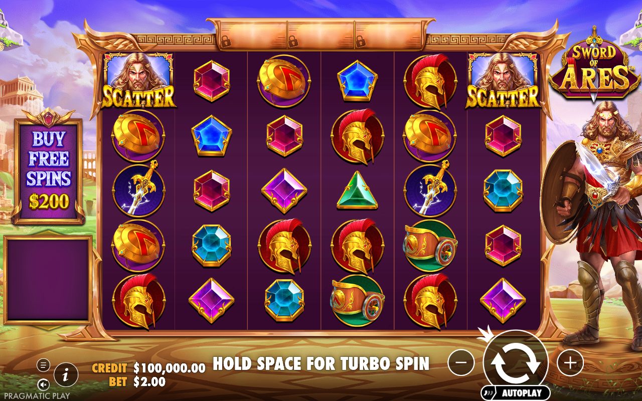 Sword of Ares base game reels