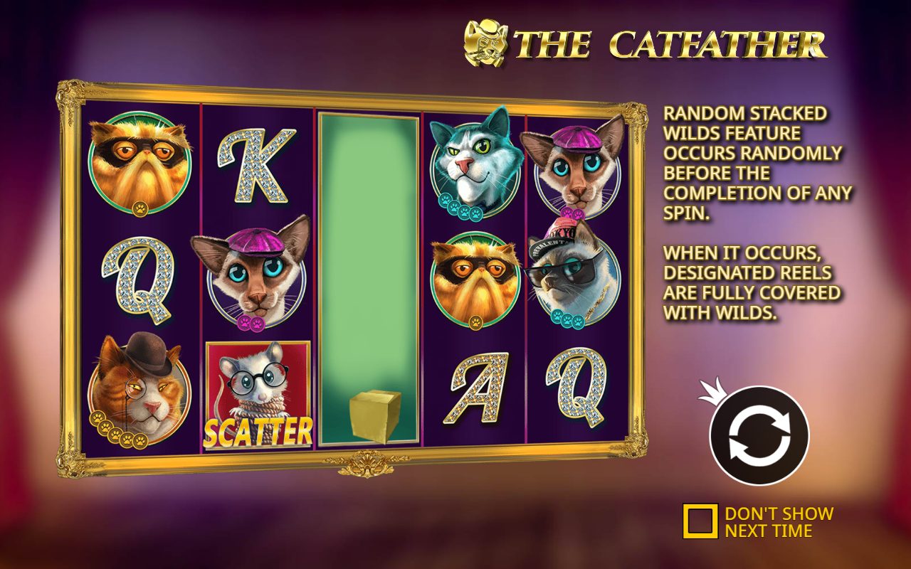 The Catfather base game reels