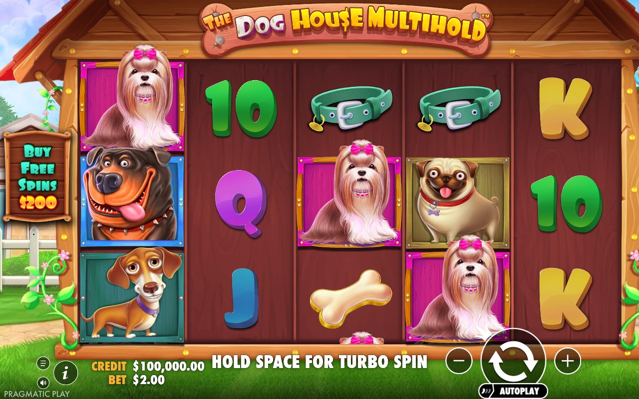 The Dog House Multihold base game reels