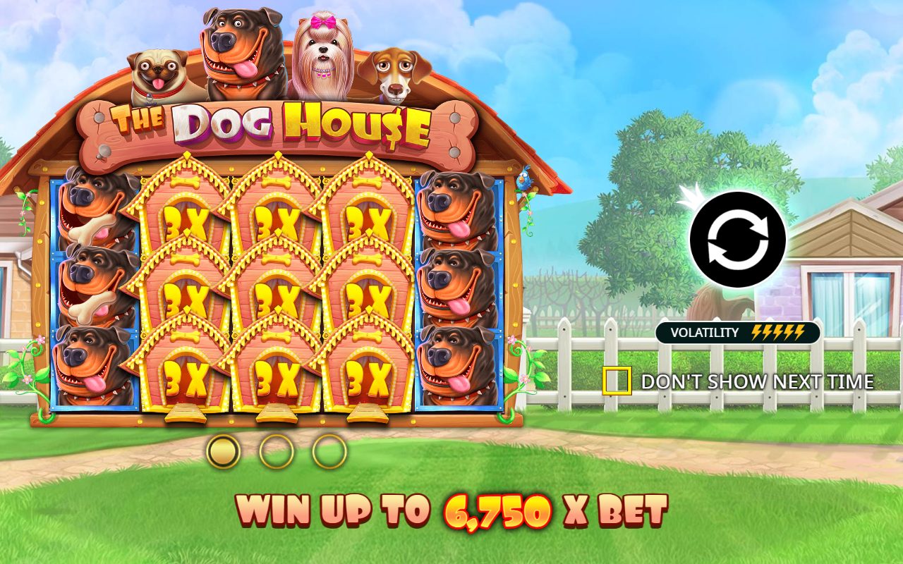 The Dog House game lobby / feature intro