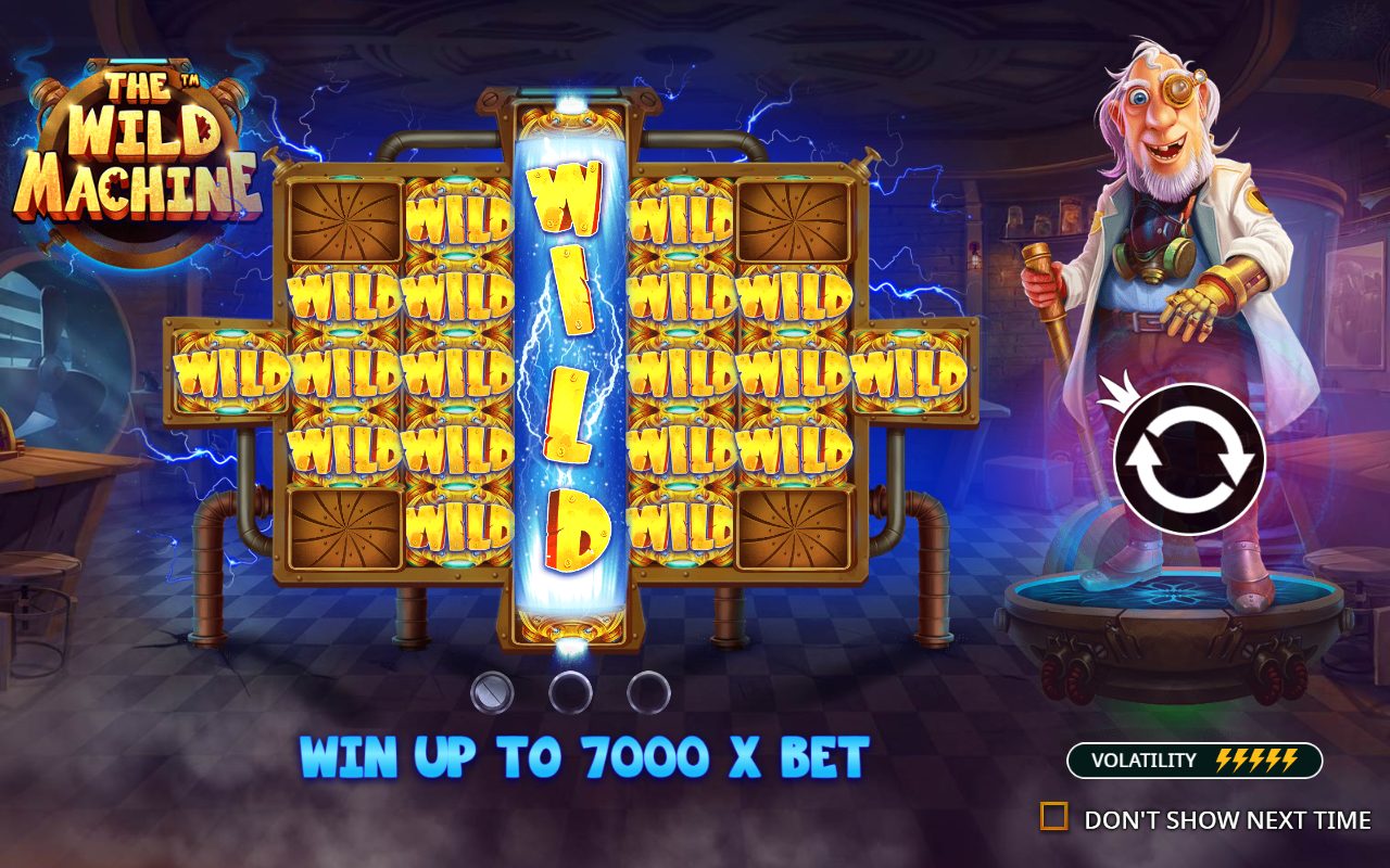 The Wild Machine base game reels