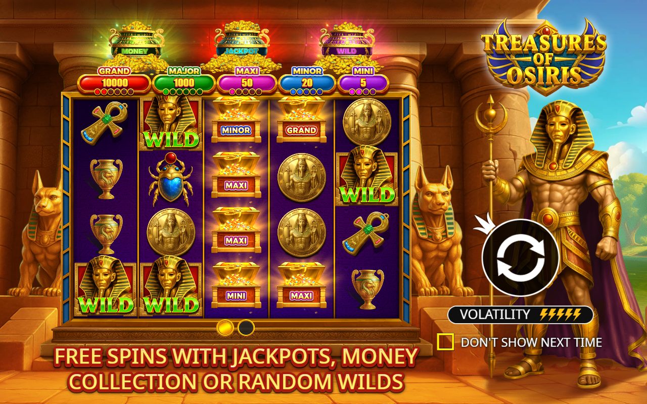 Treasures of Osiris base game reels