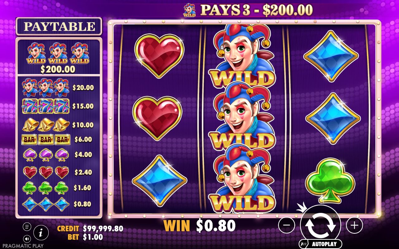 Triple Jokers base game reels