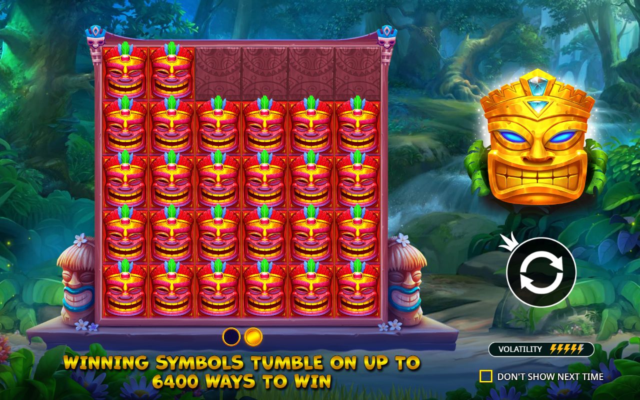 Tropical Tiki game lobby / feature intro
