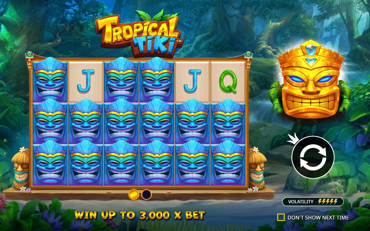 Tropical Tiki base game reels