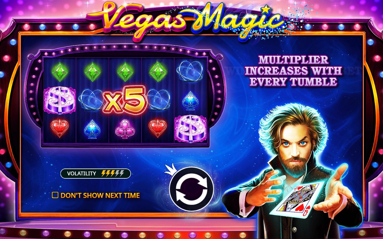 Vegas Magic game lobby / feature intro