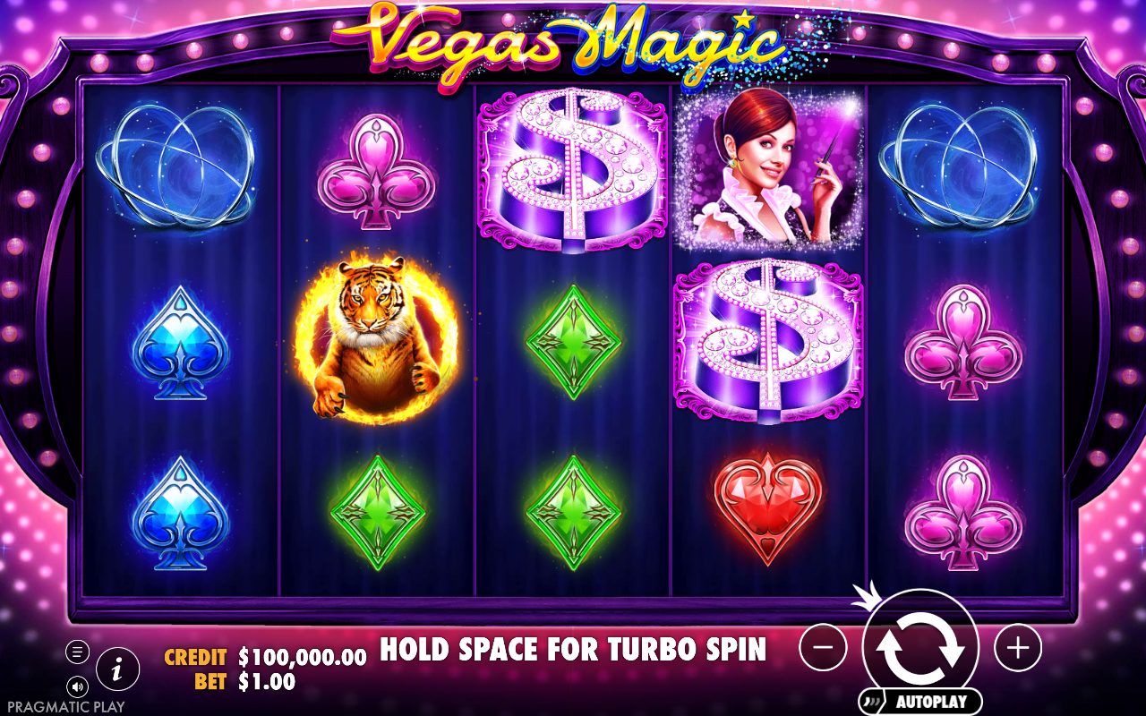 Vegas Magic base game reels
