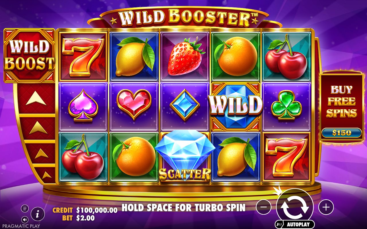 Wild Booster base game reels
