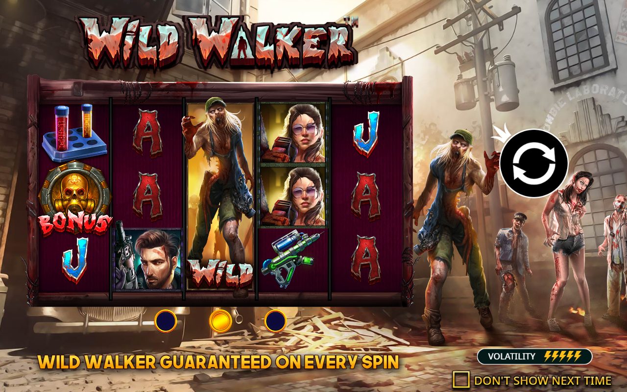 Wild Walker game lobby / feature intro