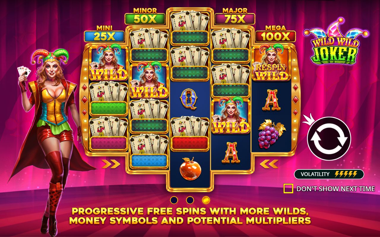 Wild Wild Joker base game reels