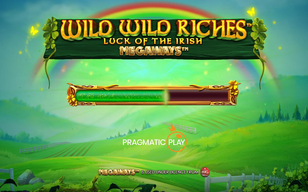 Wild Wild Riches Megaways game lobby / feature intro