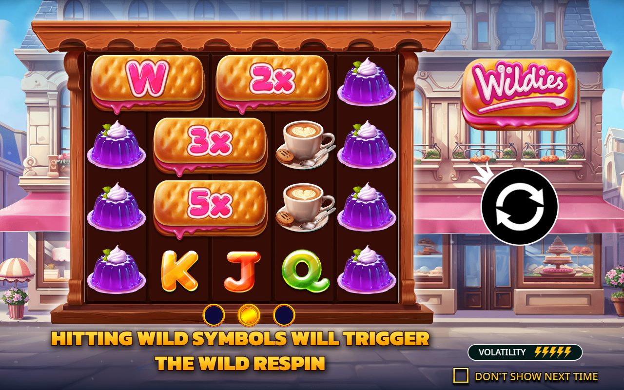 Wildies base game reels