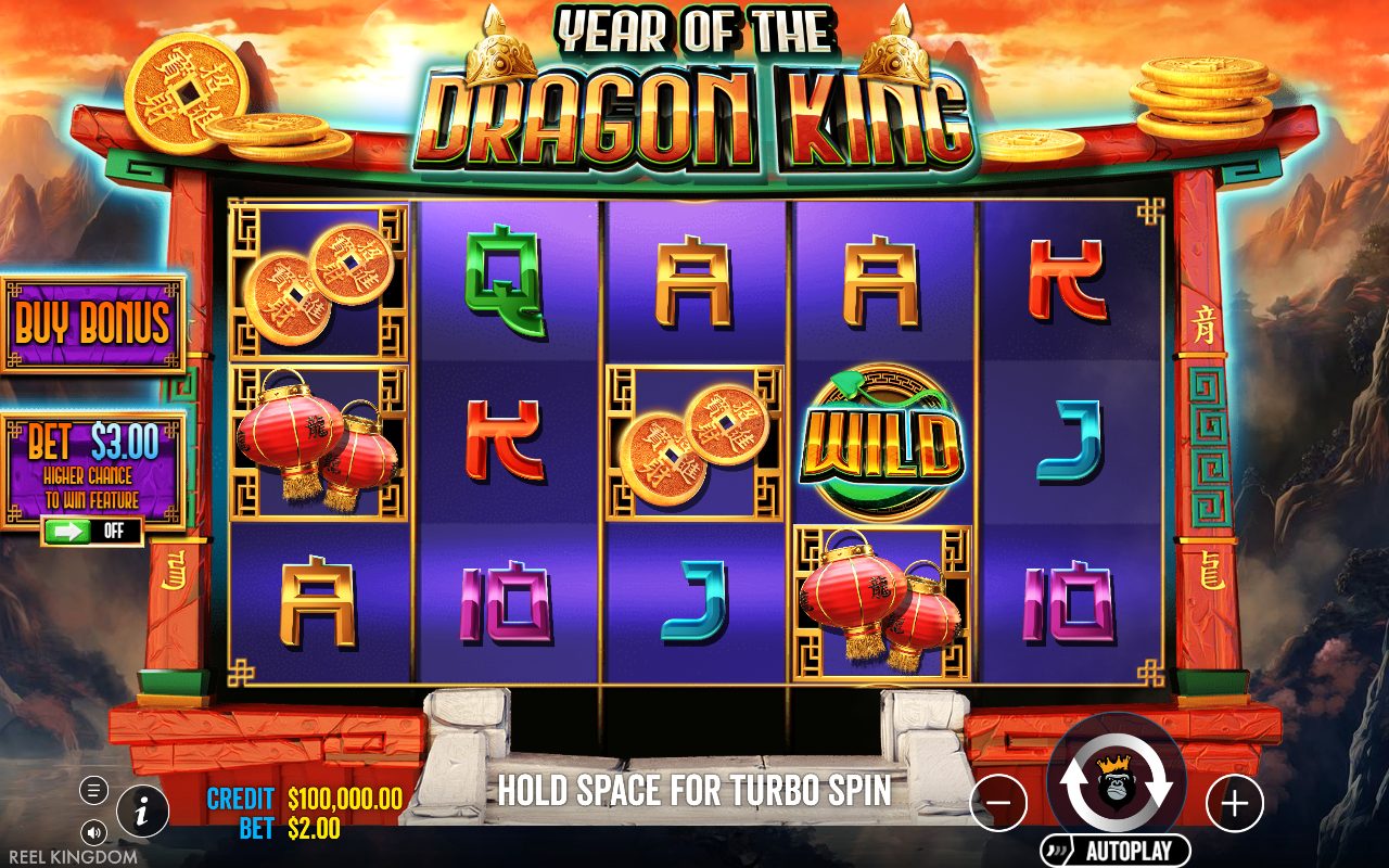 Year of the Dragon King base game reels