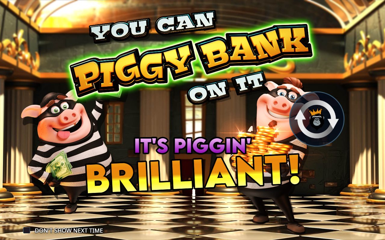 You Can Piggy Bank On It game lobby / feature intro