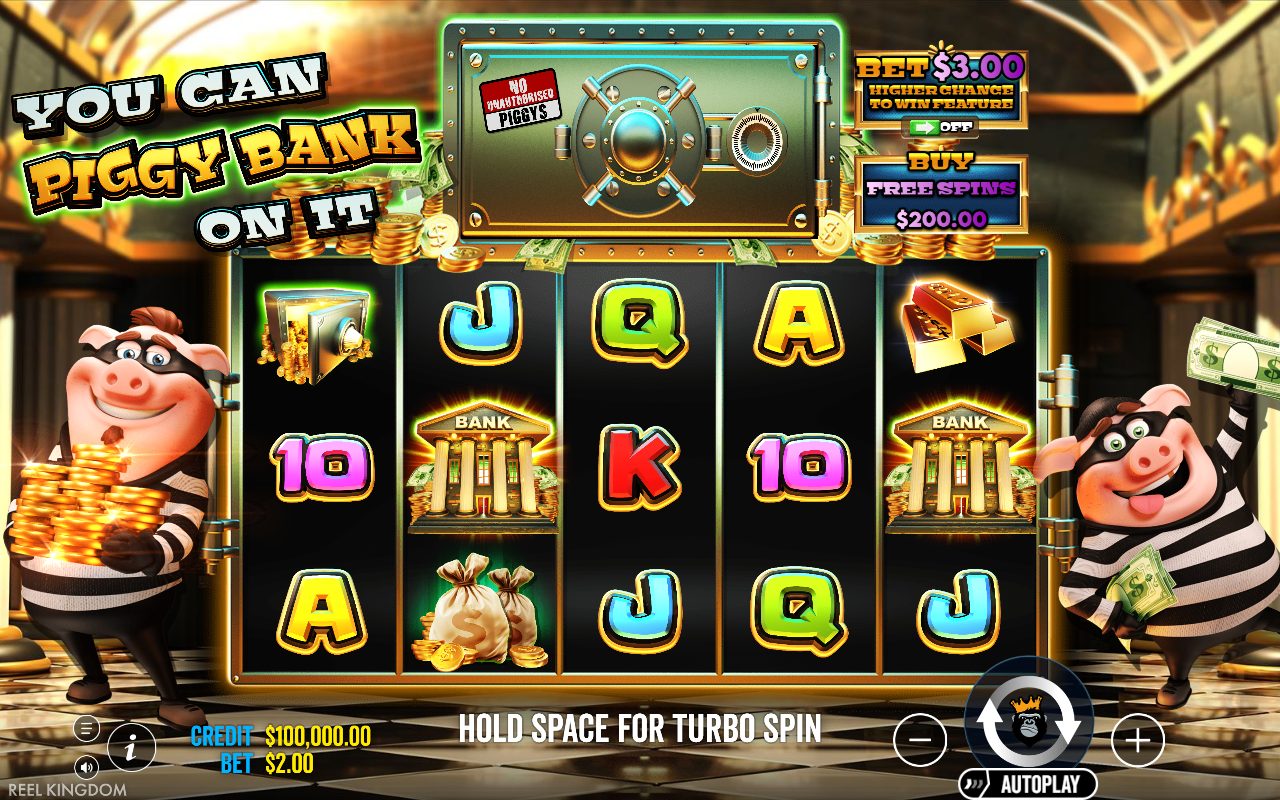 You Can Piggy Bank On It base game reels