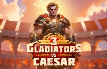 3 Gladiators Vs Caesar artwork