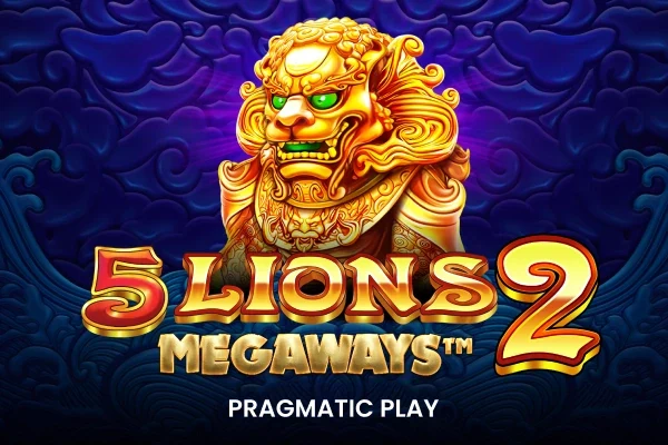 5 Lions Megaways 2 slot artwork