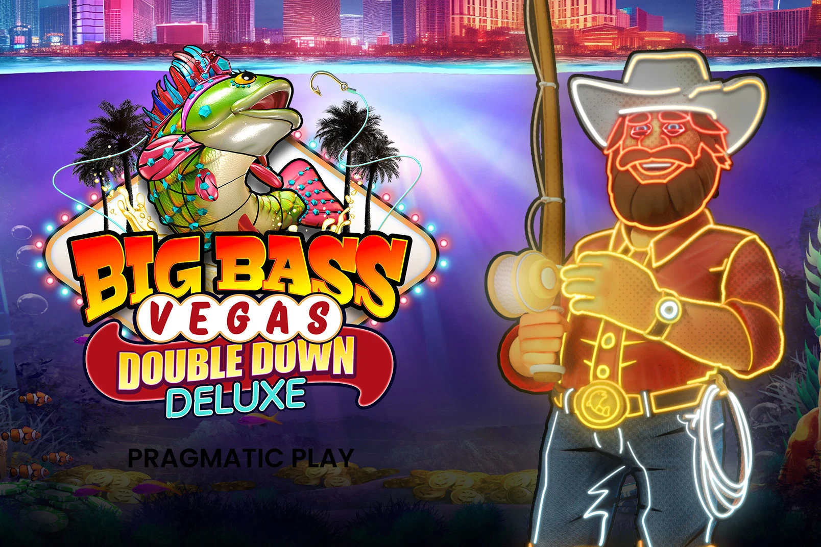 Big Bass Vegas Double Down Deluxe slot artwork