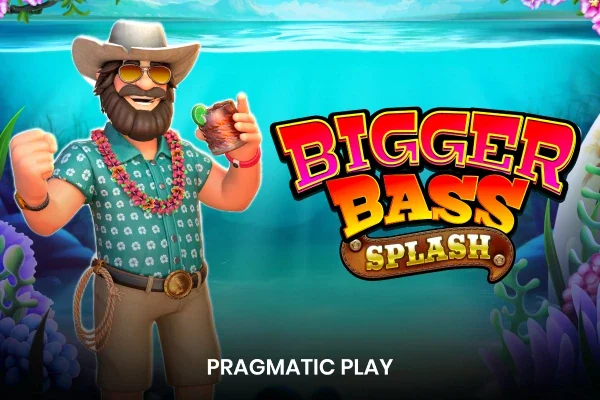 Bigger Bass Splash slot artwork