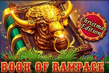 Book Of Rampage Christmas Edition slot artwork