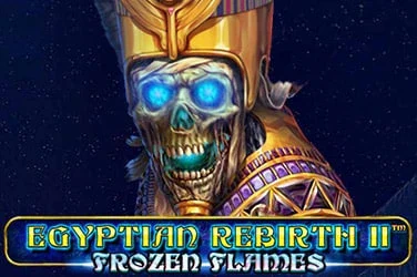 Egyptian Rebirth II Frozen Flames slot artwork