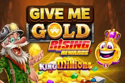 Give Me Gold: Rising Rewards King Millions slot artwork