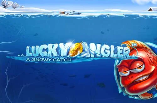 Lucky Angler: A Snowy Catch artwork