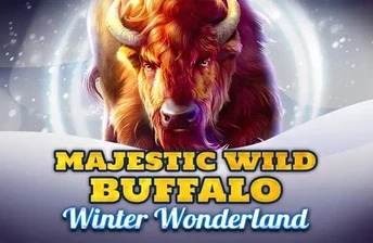 Majestic Wild Buffalo - Winter Wonderland slot artwork