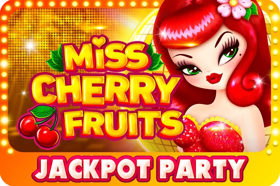 Miss Cherry Fruits Jackpot Party artwork