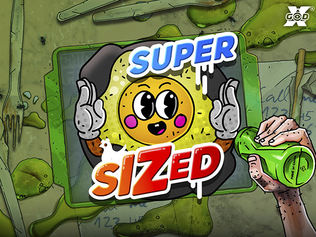 Supersized slot artwork