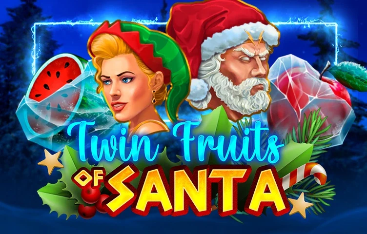 Twin Fruits of Santa slot artwork